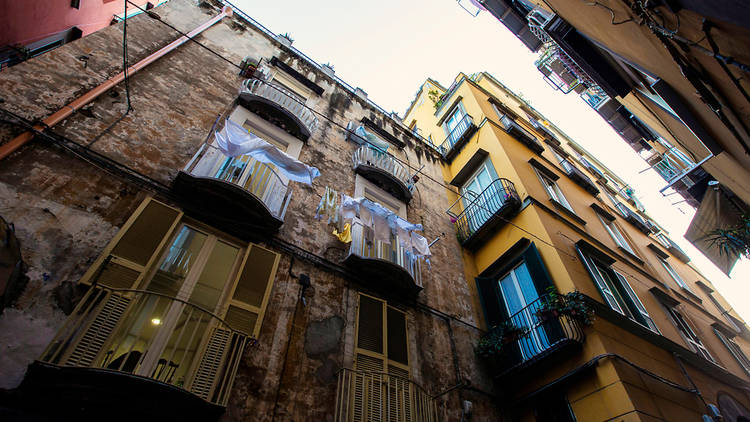 Balconies in the south of Italy 