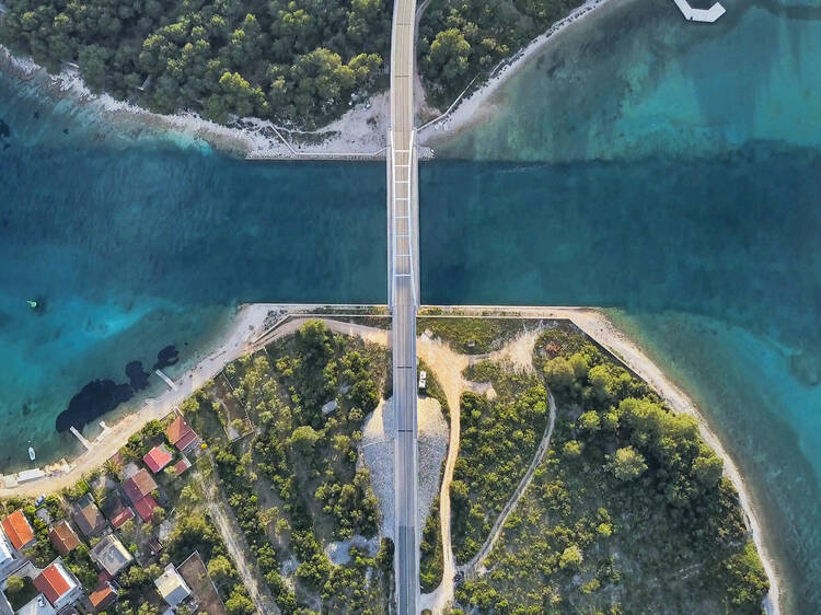 Aerial view in Croatia.