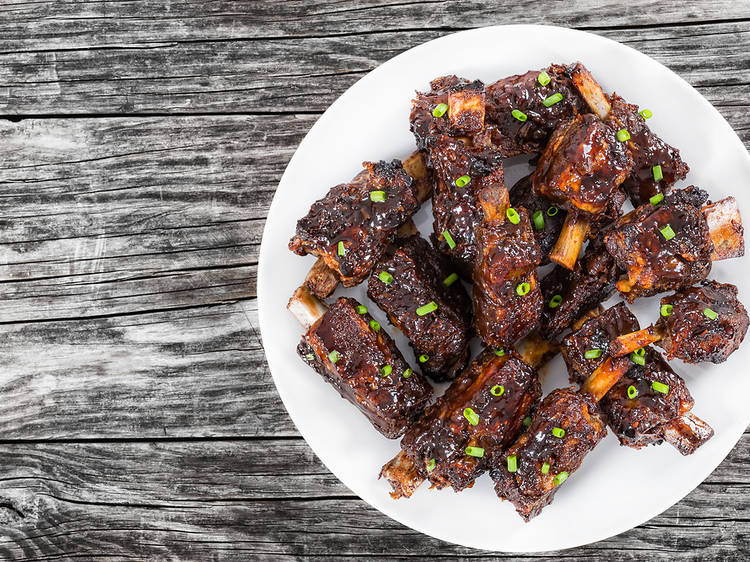 Costillar teriyaki de A Pluma