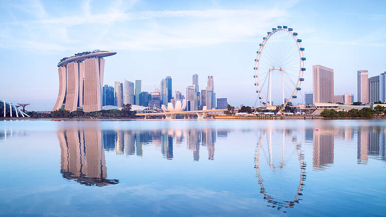 Singapore at sunrise