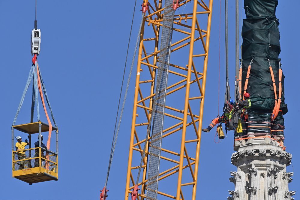 The Cathedral just before the removal process on April 17