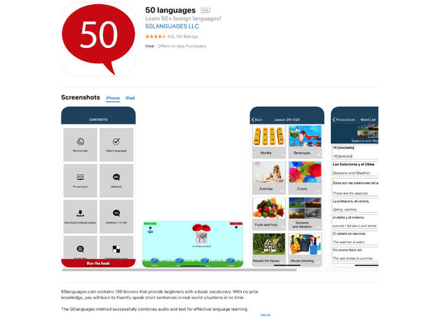 50 Language App 50 Language App