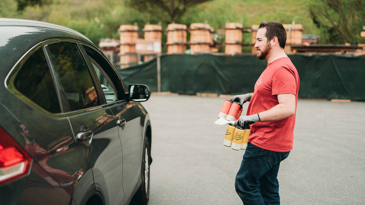 The brewery that has no-contact pick-ups