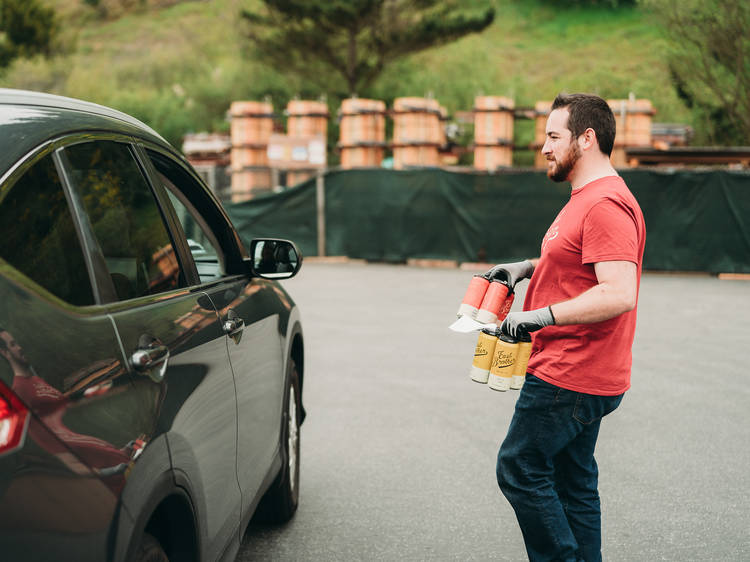 The brewery that has no-contact pick-ups