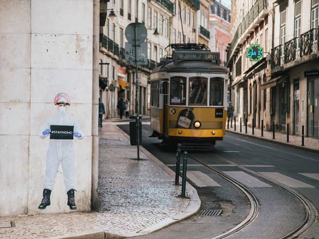 Stay Home/Stay Saf Arte, Fotografia, Street Art, Stay Home/Stay Safe, Salvador Colaço