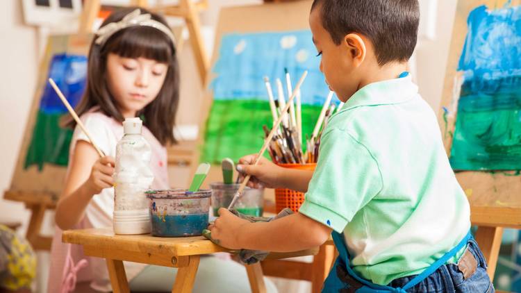 kids, painting, children, chicago kids, arts and crafts, crafts, shutterstock, art class