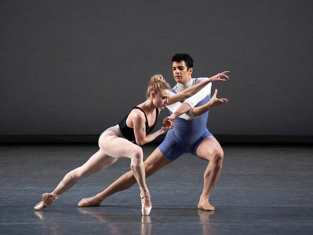 Sara Mearns and Gilbert Bolden III in New York City Ballet's Rotunda
