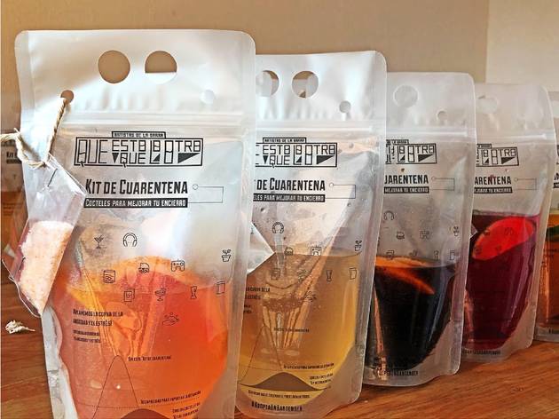 Adopta un bartender: kit de cuarentena de cocteles Adopta un bartender: kit de cuarentena de cocteles