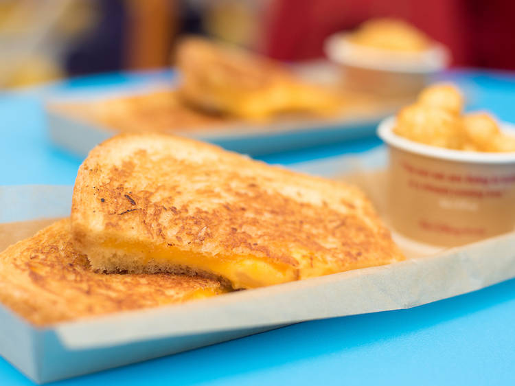 Grilled Three-Cheese Sandwich