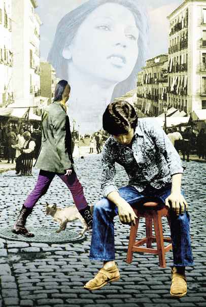 Collage de la artista Amaya Lalanda