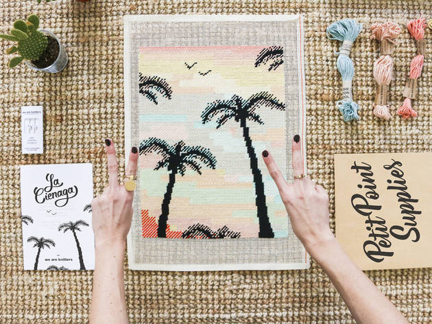 Kit de petit point We Are Knitters Kit de petit point We Are Knitters