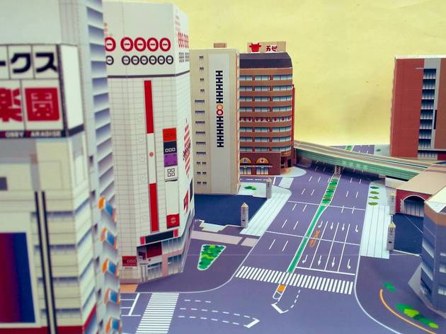 Akihabara paper model Akihabara paper model