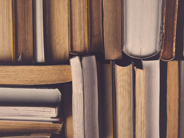 Stack Of Used Old Books