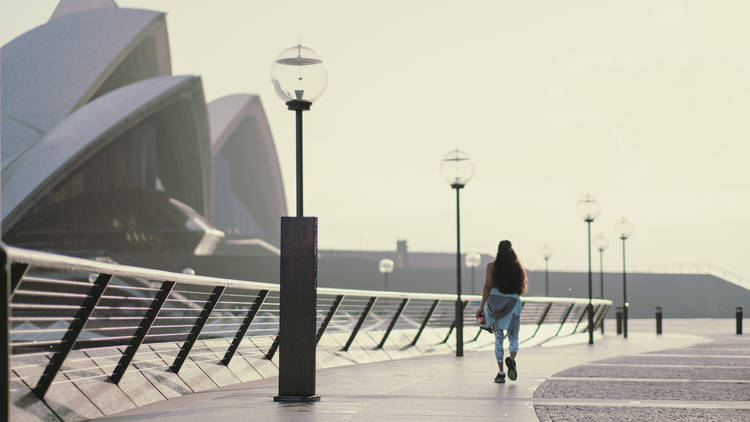 The Sydney Opera House under isolation