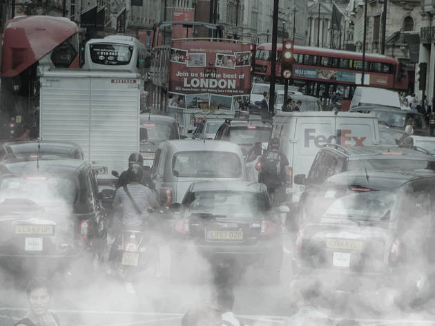 Toxic air levels are down by nearly 50 percent on some of London’s busiest roads london smog