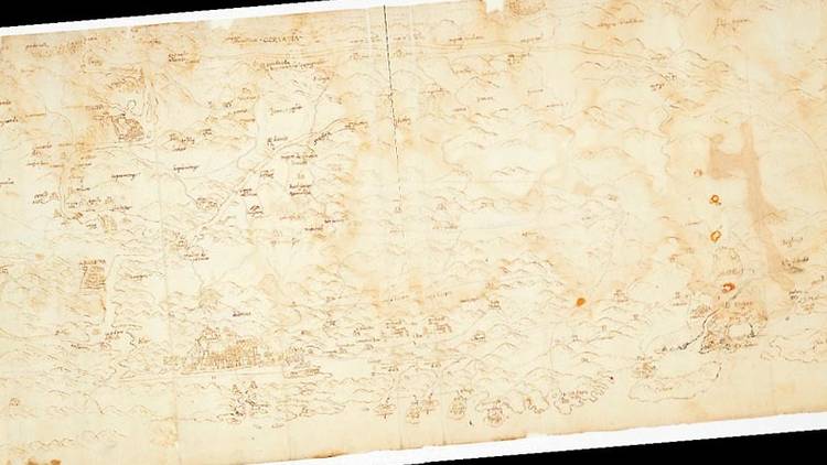 Oldest map of Croatia