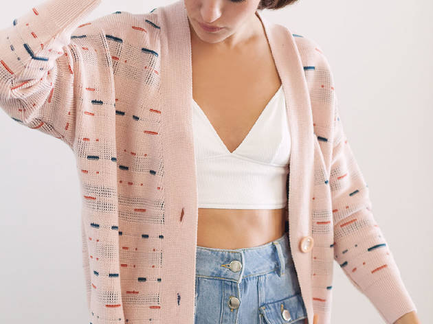 Emes ropa slow fashion Chaqueta cardigan de Emes slow fashion