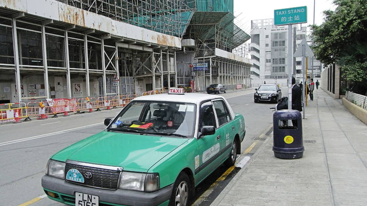 Why can't green taxis go to Sha Tin?