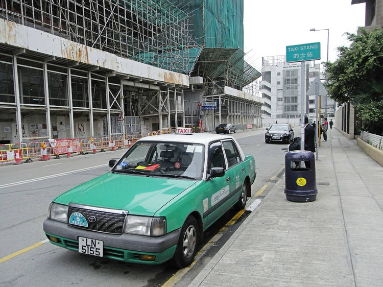 Why can't green taxis go to Sha Tin?