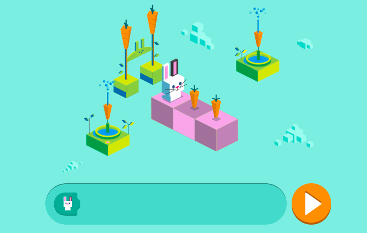 Google re-releasing some of its most popular Google Doodle games, today is  'Coding for Carrots' 