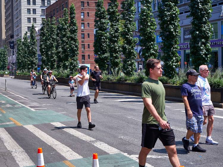 NYC has opened 23 more miles of streets to pedestrians