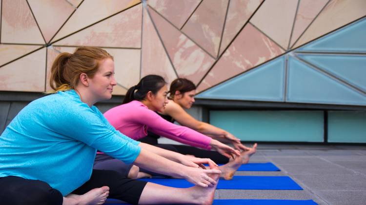 Federation Square fitness