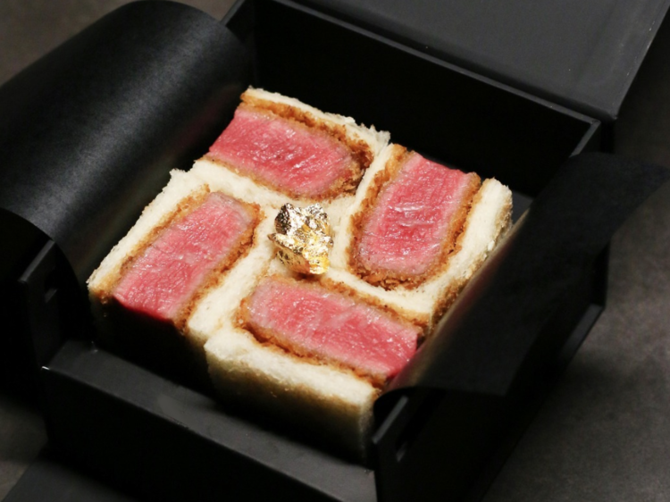 Wagyumafia's beef cutlet sandwiches