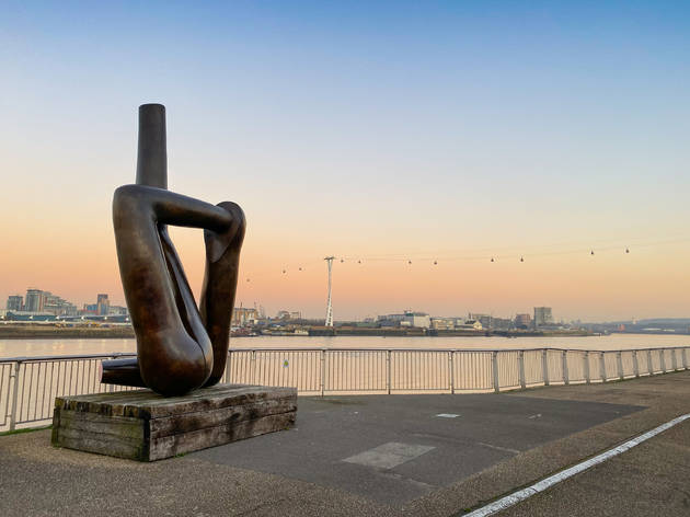 London’s first public art walk The Line goes online Photograph: Gary Hume, ‘Liberty Grip’ by Adam Kaleta