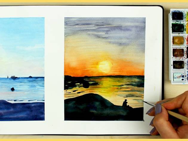 Três canais no Youtube para se iniciar na aguarela Aprenda a pintar o pôr-do-sol com aguarela