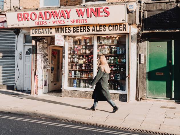 London councils are widening pavements to make social distancing easier broadway market pavement in Hackney