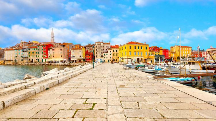 old istrian town in porec, croatia