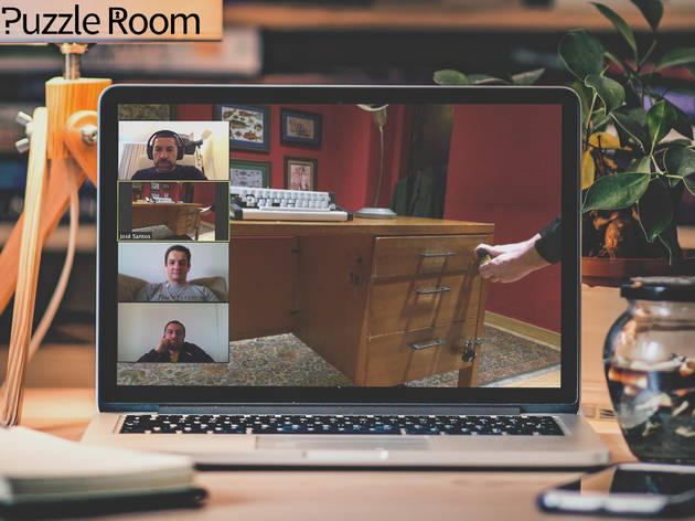 Onde está o mapa? Um escape room virtual para jogar a partir de casa Puzzle Room o Assalto Virtual