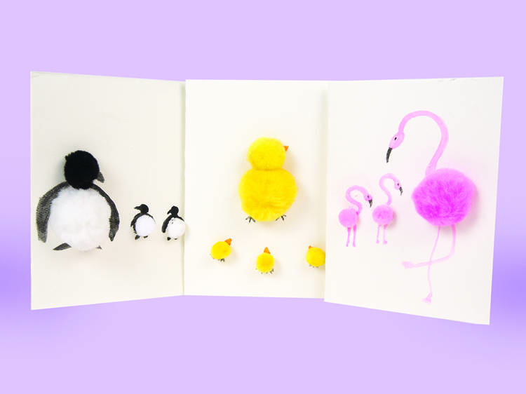 Pom Animals Mother's Day cards