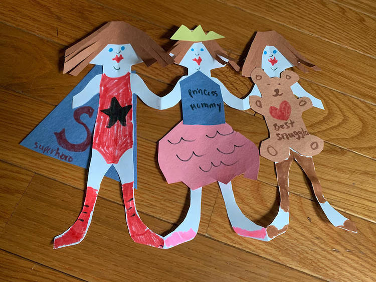 Super hero paper dolls 