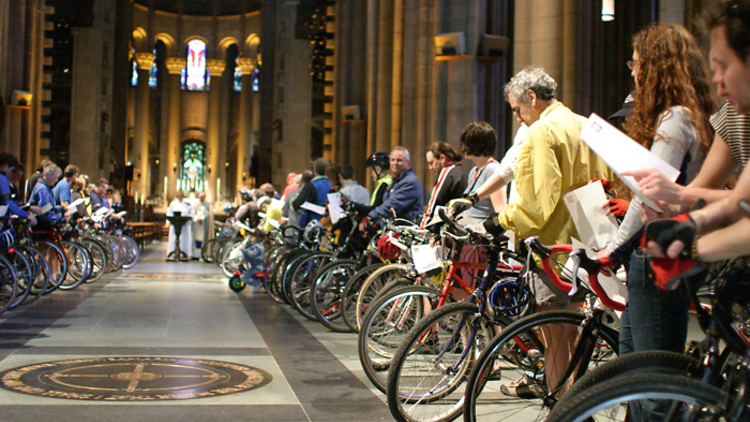 Cathedral of St. John the Divine bike blessing