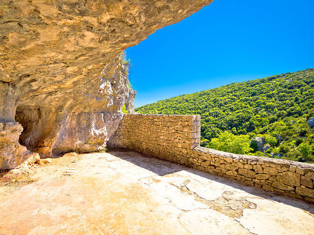Tito's cave on Vis island