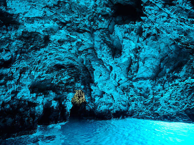 Blue cave, vis, bisevo
