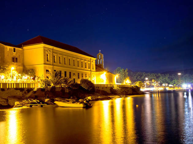 Island of Vis evening view