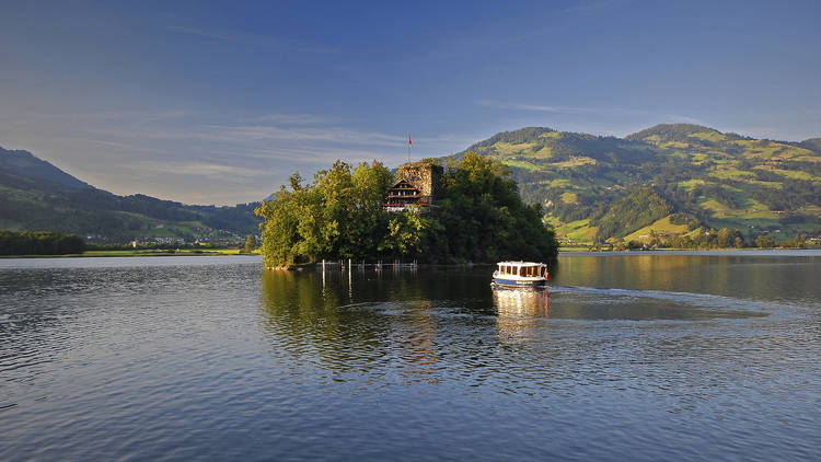 2. Schwanau Island, Lucerne-Lake Lucerne Region.