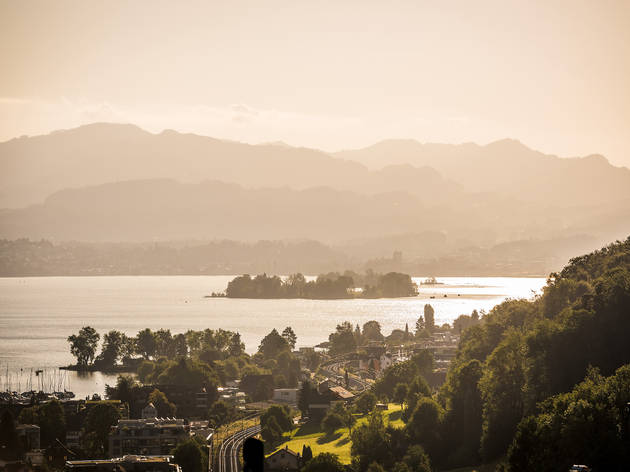 Ufenau Island, Zurich Region. for Swiss Islands Switzerland Tourism campaign. Do not reuse.