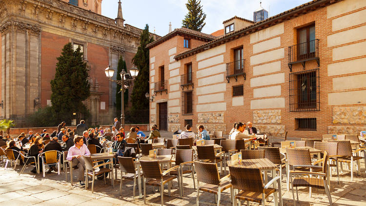 Terrace in La Latina, Madrid