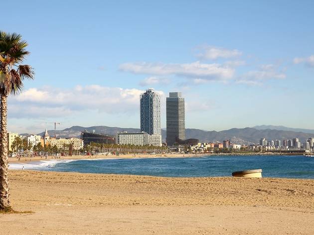 Reabren las playas de Barcelona Reabren las playas de Barcelona