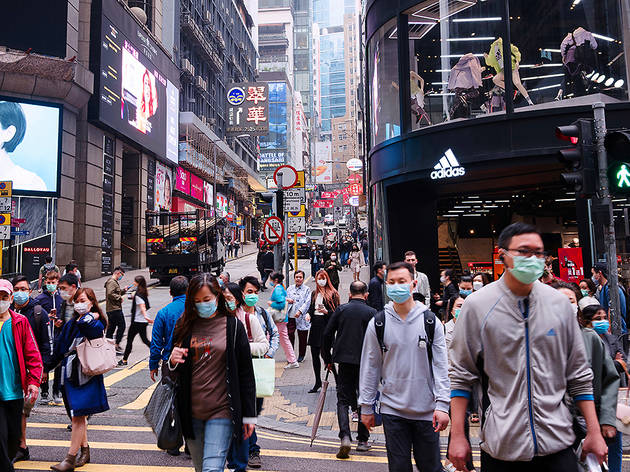 Hong Kong Street masked army Hong Kong Street masked army