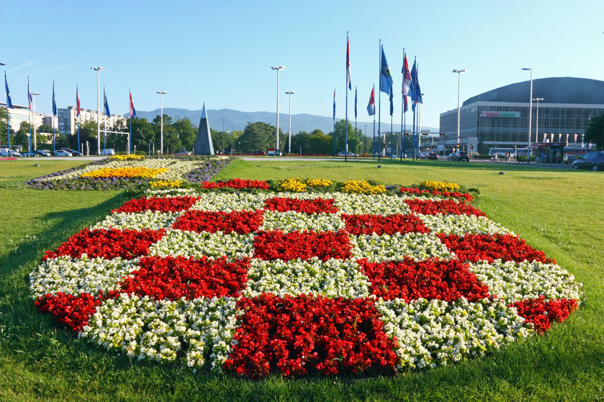 Croatian coat of arms, flag, lisinski