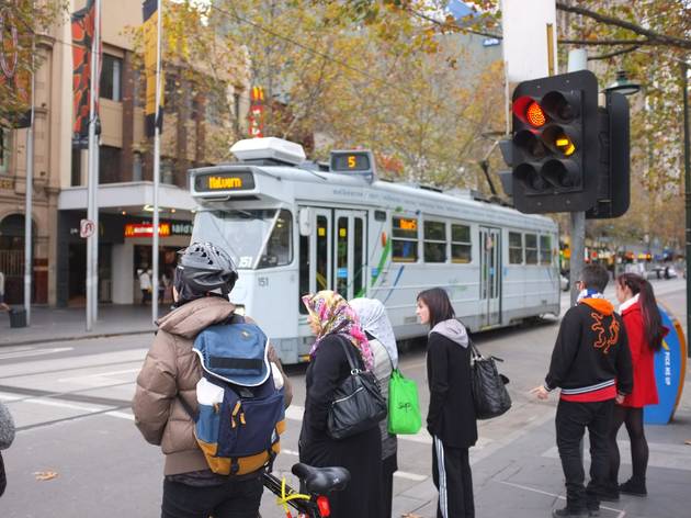 Melbourne street People crowding in Melbourne street