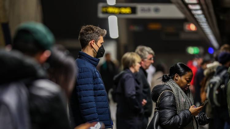 london underground face masks