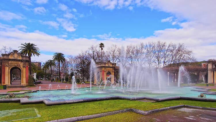 L'estany del Parque de Doña Casilda