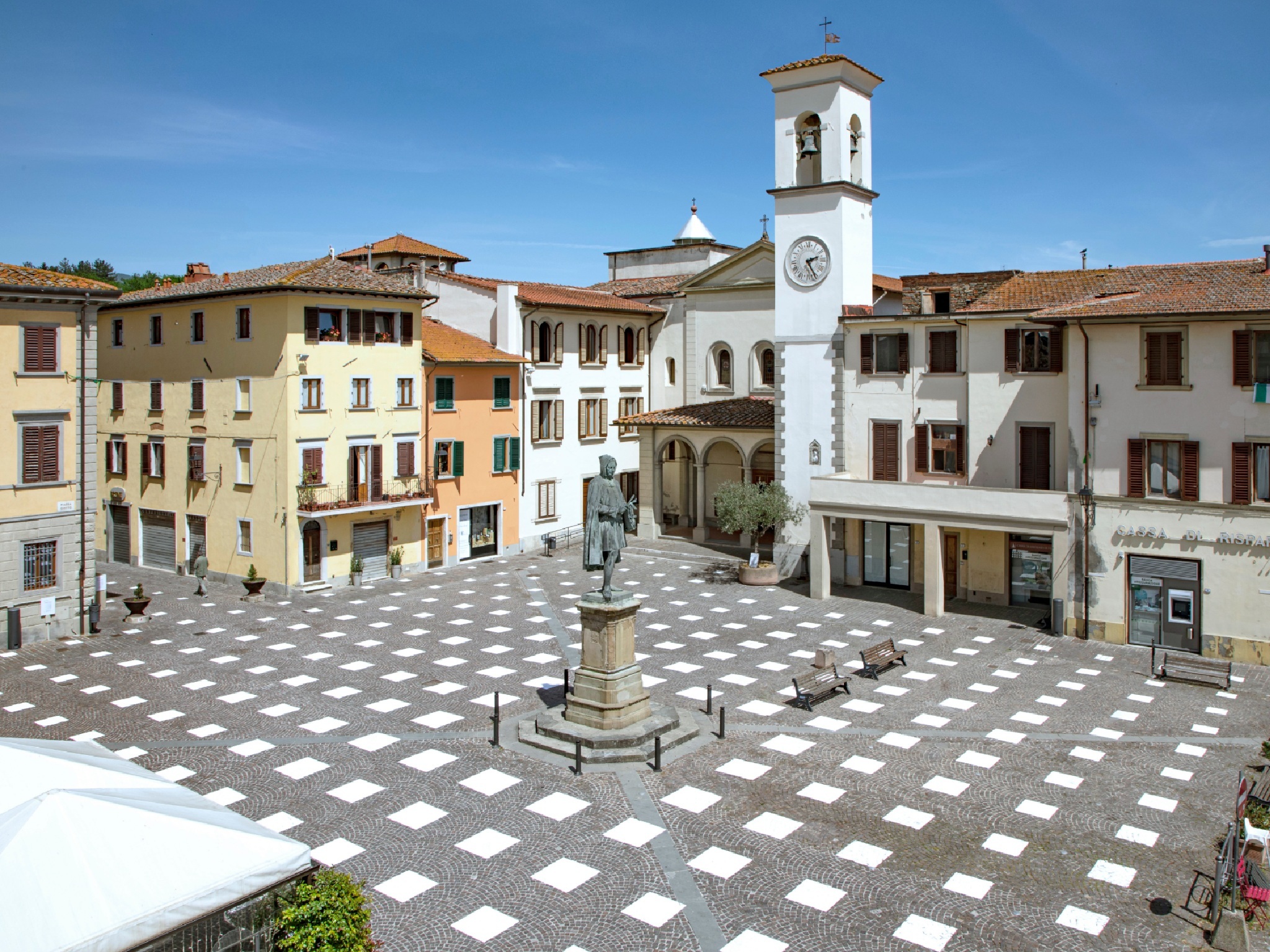 This Italian Piazza has Installed a Surprisingly Pretty Social