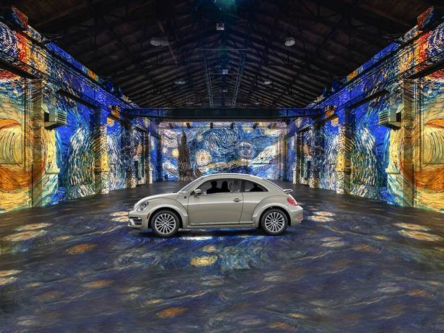 Gogh By Car at Immersive Van Gogh Exhibit, Toronto Drive-in Van Gogh Exhibit in Toronto, Canada (rendering)