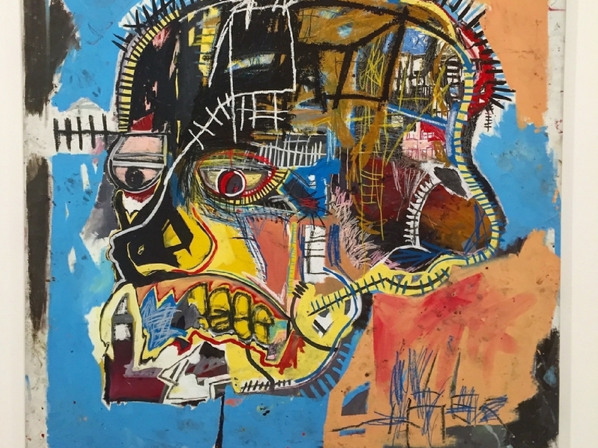 バスキア JEAN-MICHEL BASQUIAT 油絵 3 - 絵画/タペストリ